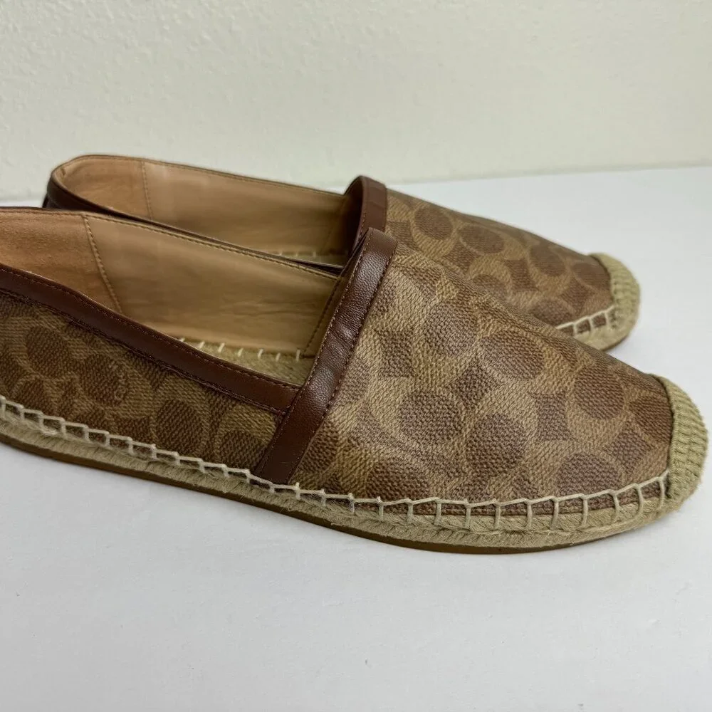 Coach Collins Espadrilles Slip On Size 8